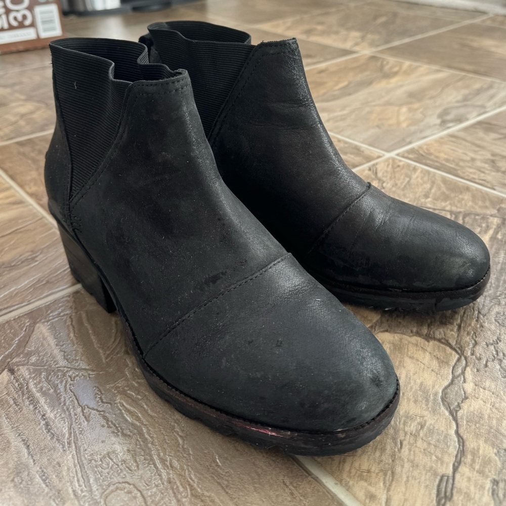 Heeled Sorel boots